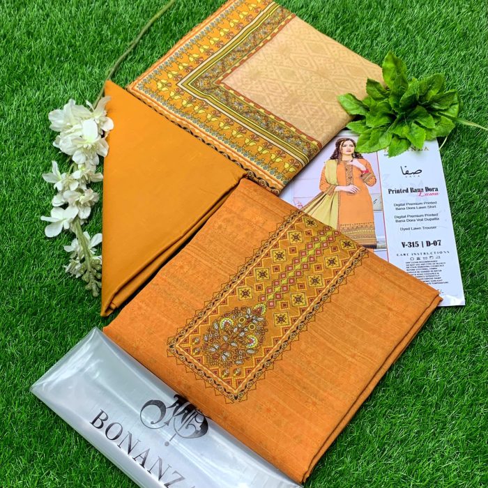 Bonanza Satrangi Lawn 2024 Collection New Arrivals - Image 8