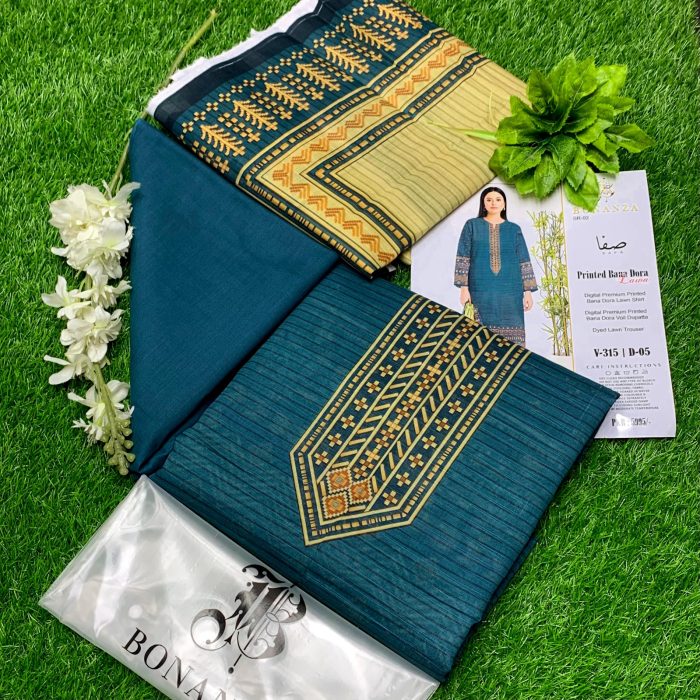 Bonanza Satrangi Lawn 2024 Collection New Arrivals - Image 16