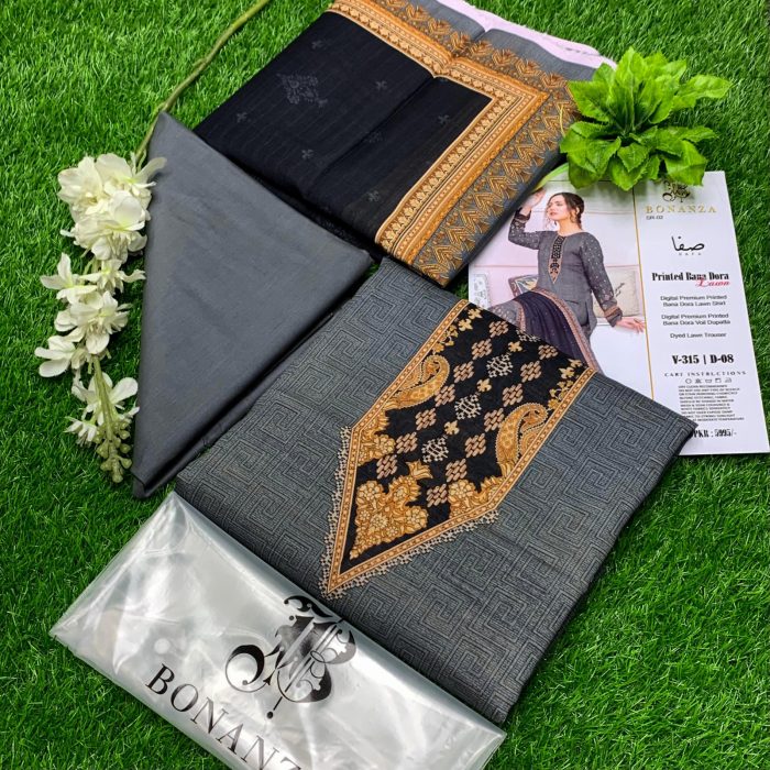 Bonanza Satrangi Lawn 2024 Collection New Arrivals - Image 18