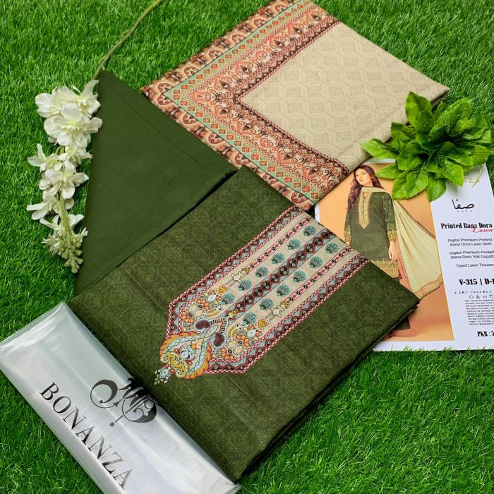 Bonanza Satrangi Lawn 2024 Collection New Arrivals - Image 20