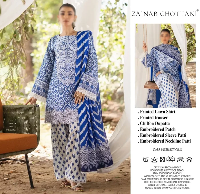 Maria B Summer Collection 2024 Breezy & Beautiful Unstitched Fabrics Upto 50% OFF - Image 2